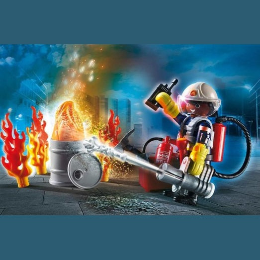 לוחם אש 70291-פליימוביל-Playmobil-סופר הום