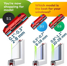 טען תמונה לצפייה בגלריה, גליידר S1 | מנקה חלונות מגנטי – לחלונות בעלי זכוכית בודדת-מנקה חלונות מגנטי-Tyroler-סופר הום