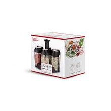 טען תמונה לצפייה בגלריה, מעמד תבלינים מסתובב 6 צנצנות 100 מ"ל דגם Rue-מעמד לתבלינים-Food Appeal-סופר הום