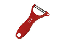 טען תמונה לצפייה בגלריה, קולפן ירקות איכותי ונוח לשימוש במיוחד-קולפן ירקות-Swiss made-אדום-סופר הום