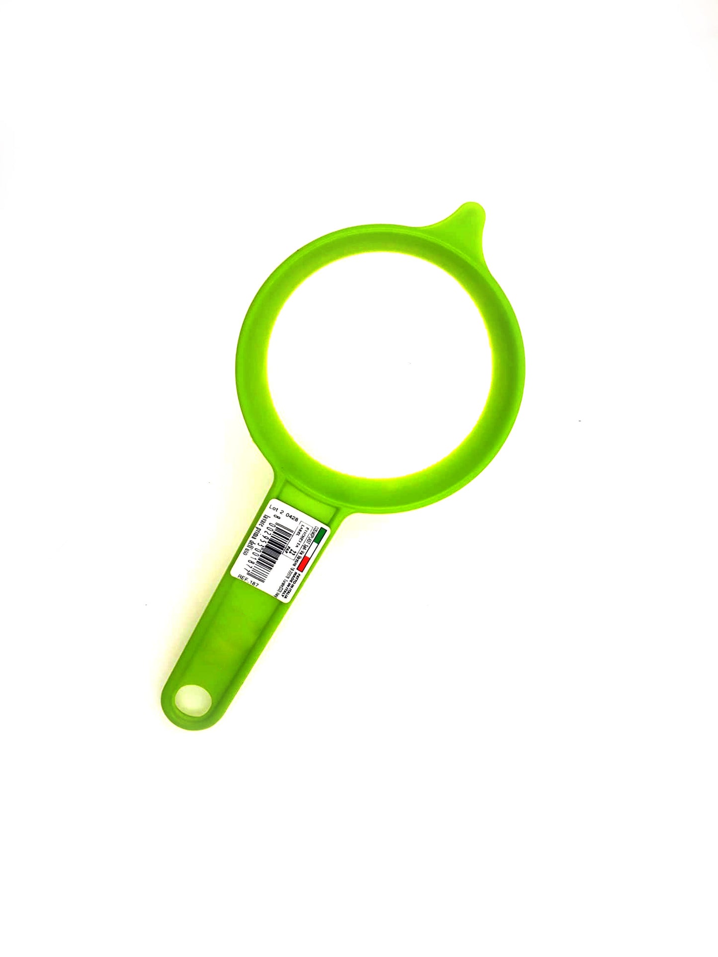 מסננת רשת ניילון במבחר גדלים וצבעים-מסננת עם ידית-עולם הבית-ירוק-8 ס"מ-סופר הום