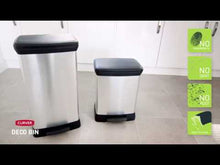 Load and play video in Gallery viewer, פח פדל דקו 50 ליטר כתר מגוון דגמים