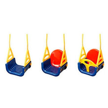 טען תמונה לצפייה בגלריה, נדנדה 3 ב 1 עשויה פלסטיק לבית או לחצר לפעוטות וילדים-SUPERHOME סופרהום-סופר הום