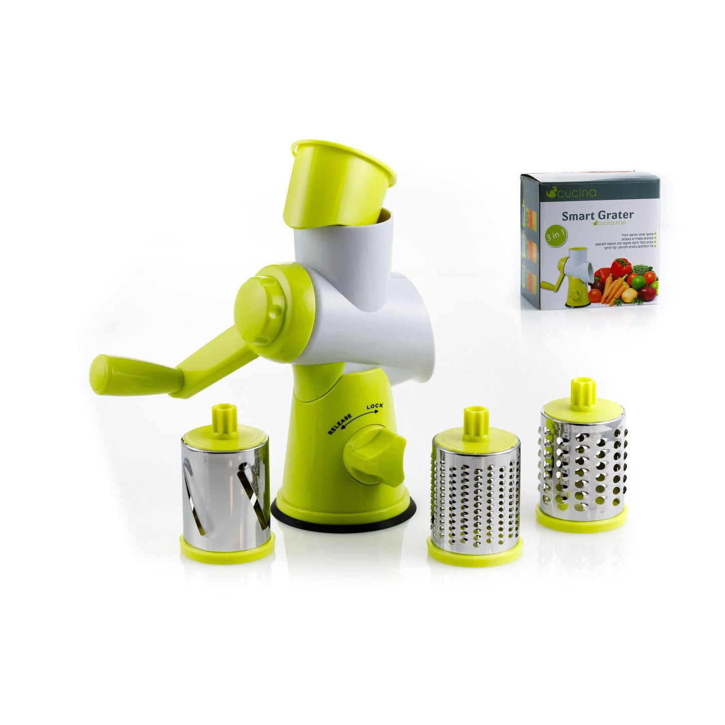 smart grater פומפיה מסתובבת חכמה-מגרדת מסתובבת-Cucina-סופר הום