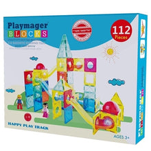 טען תמונה לצפייה בגלריה, מגנטים לונה פארק 112 חלקים-Playmager-סופר הום