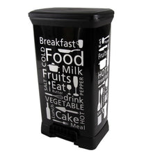 Load image into Gallery viewer, פח פדל דקו 50 ליטר כתר מגוון דגמים-פח למטבח-KETER כתר-כסף חלק-סופר הום