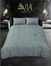 Load image into Gallery viewer, סט מצעים זוגי במגוון צבעים-סט זוגי-Via Home-תכלת-סופר הום