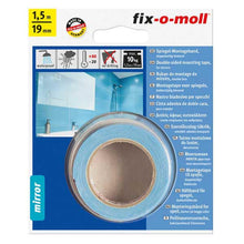 טען תמונה לצפייה בגלריה, סרט התקנה דו-צדדי למראות | אורך 1.5 מ' | רוחב 19 מ"מ-דבק-fix-o-moll-סופר הום
