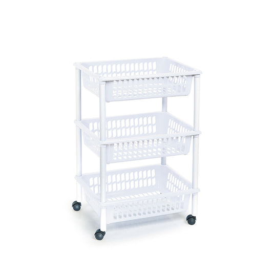 עגלת אכסון שלוש קומות-עגלת ירקות-Plasticforte-סופר הום