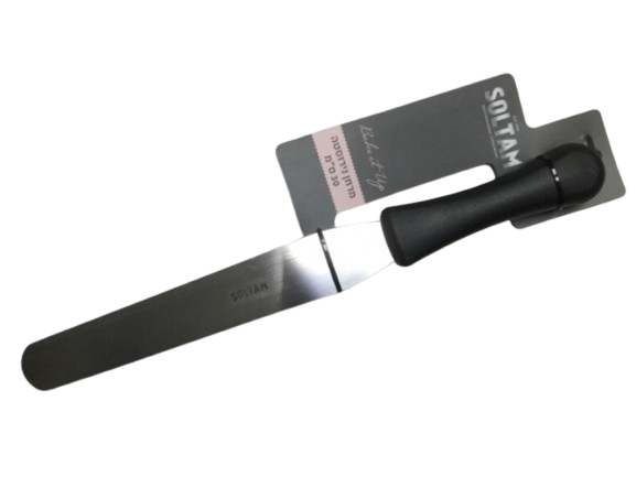 מרחן/ספטולה מנירוסטה 30 ס״מ-פלטת מריחה-Soltam סולתם-סופר הום