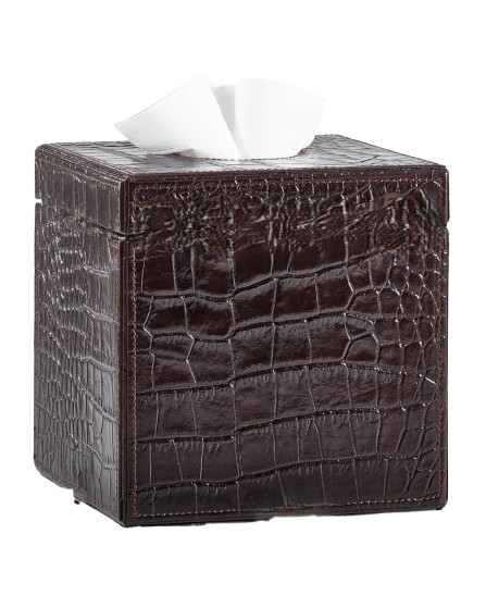 קופסת טישו דוגמת עור-קופסת טישו-SUPERHOME סופרהום-סופר הום