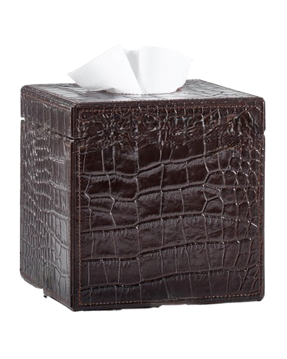 קופסת טישו דוגמת עור-קופסת טישו-SUPERHOME סופרהום-סופר הום