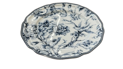 סט 18 חלקים BONE CHINA LIMOGES-סט צלחות פורצלן-GOLYAN-סופר הום