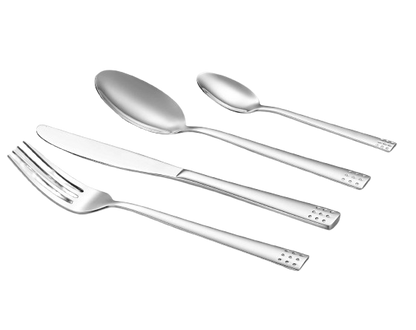 סט סכו"ם MONACO סולתם נירוסטה (24) חל-סכו"ם כסוף-Soltam סולתם-סופר הום