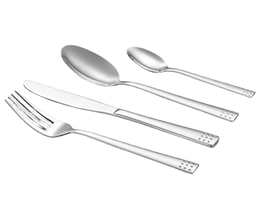 סט סכו"ם MONACO סולתם נירוסטה (24) חל-סכו"ם כסוף-Soltam סולתם-סופר הום