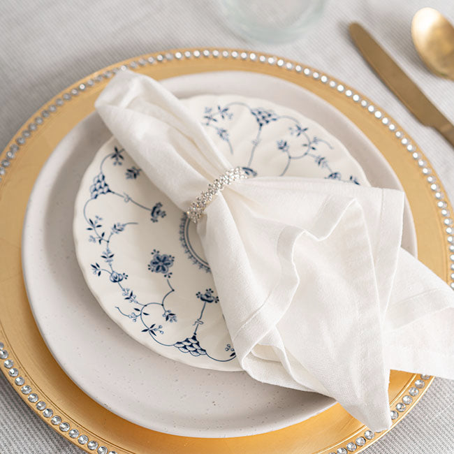 סט 6 חבקים יוקרתיים למפיות דגם כסף מלכותי-חבקים למפיות-GIFTSHOP-סופר הום