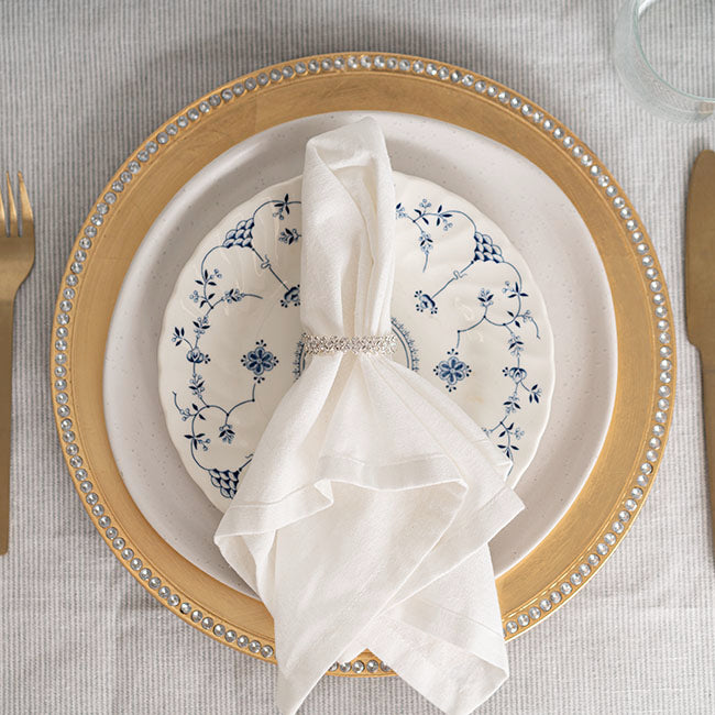 סט 6 חבקים יוקרתיים למפיות דגם כסף מלכותי-חבקים למפיות-GIFTSHOP-סופר הום