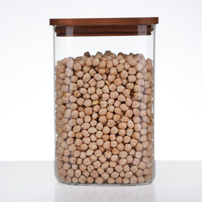 Tamar קופסת אחסון זכוכית-מיכל אחסון-Naaman נעמן-סופר הום