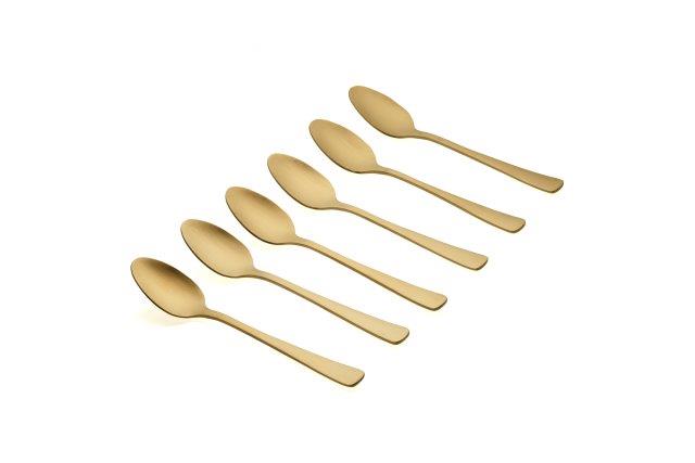 סט 6 כפות מוזהבות-כפות-Home & House-סופר הום