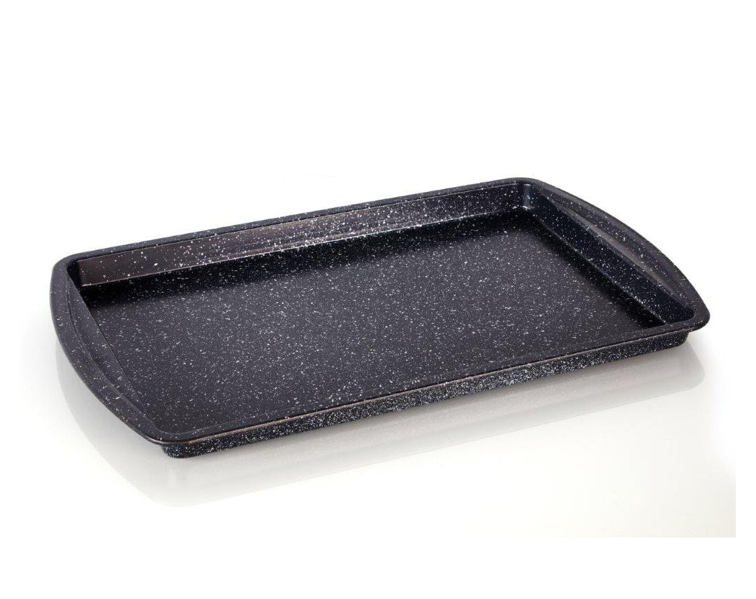 תבנית אפיה שטוחה לתנור בשני גדלים ENAMEL-תבניות מתכת-Soltam סולתם-38*25 ס"מ-סופר הום