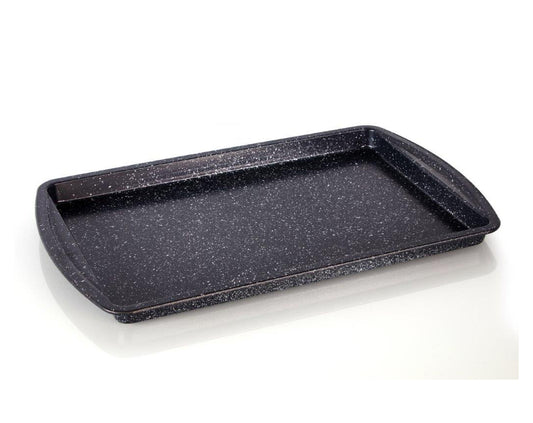 תבנית אפיה שטוחה לתנור בשני גדלים ENAMEL-תבניות מתכת-Soltam סולתם-38*25 ס"מ-סופר הום
