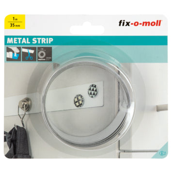 סרט מתכת דביק - 1 מטר × 35 מ"מ-דבק-fix-o-moll-סופר הום