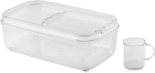 סט מיכל אחסון עם כוס מדידה 6 ליטר - דגם NETA-מיכל אחסון-Cucina-סופר הום