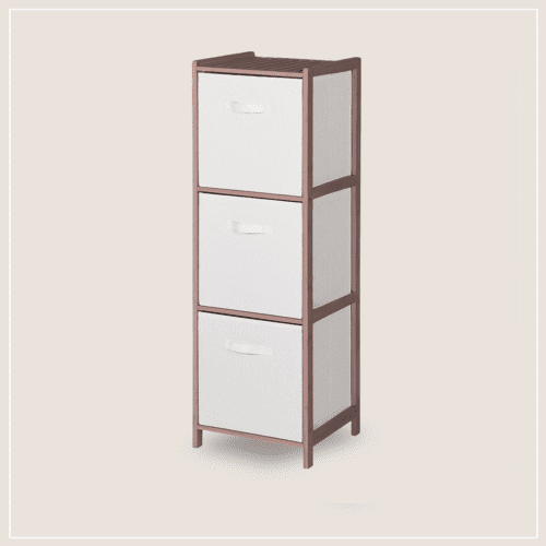 מעמד 3 מגירות דגם BAMBOO-מגירון רחב-Via Home-סופר הום