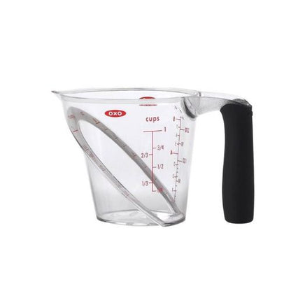 כוס מדידה אקרילי 0.5/0.25 ליטר-כוס מדידה-OXO-0.25 ליטר-סופר הום