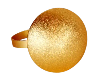 סט 6 חבקים יוקרתיים למפיות דגם כפתור זהב-חבקים למפיות-GIFTSHOP-סופר הום