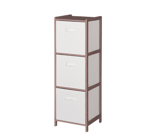מעמד 3 מגירות דגם BAMBOO-מגירון רחב-Via Home-סופר הום