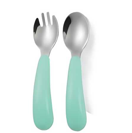 סט כפית ומזלג לתינוק-סכו