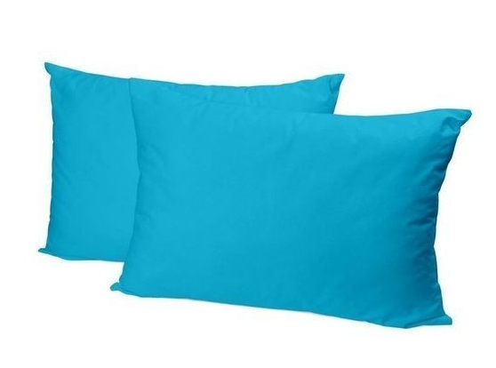 זוג ציפיות כותנה 50*70 ס"מ - מגוון צבעים-ציפיות-Via Home-תכלת-סופר הום
