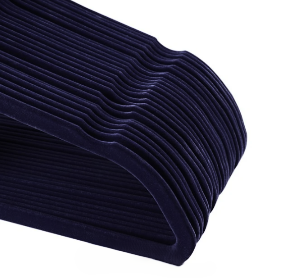 סט 4 קולבי קטיפה לילדים – כחול כהה-קולב-Cucina-סופר הום