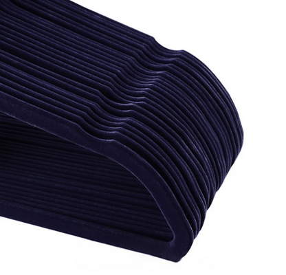 סט 4 קולבי קטיפה לילדים – כחול כהה-קולב-Cucina-סופר הום