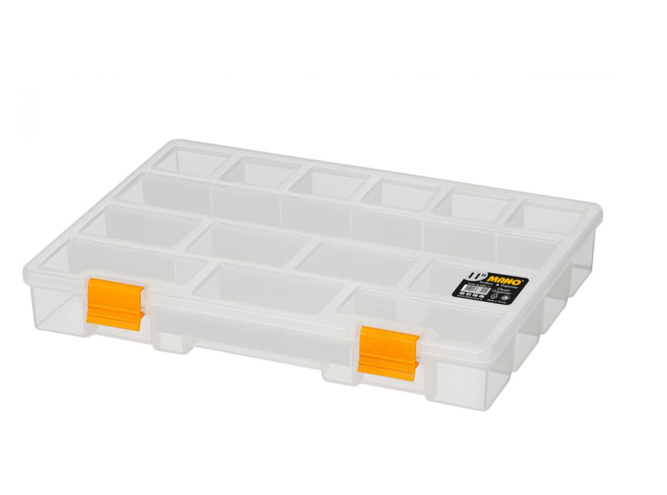 קופסה שקופה מקצועית לאחסון כלי עבודה קטנים מבית MANO-ארגז כלי עבודה-SUPERHOME סופרהום-סופר הום