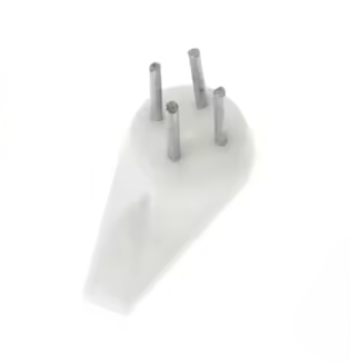 סט 4 מתלים לתמונה - מגוון גדלים-וו תלייה לקיר-Home smart-קטן -אורך 3 ס"מ-סופר הום