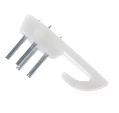 סט 4 מתלים לתמונה - מגוון גדלים-וו תלייה לקיר-Home smart-קטן -אורך 3 ס"מ-סופר הום