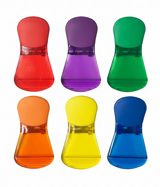 סט קליפסים מגנטיים – 6 יחידות-קליפסים לשמירת הטריות-ROSE&STEIN-סופר הום