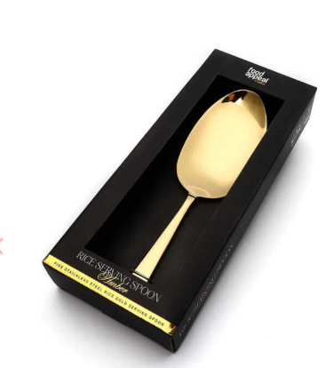 כף הגשה נירוסטה זהב-כף הגשה-Food Appeal-סופר הום