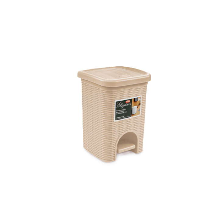 פח לחדר שירותים Elegance - מגוון צבעים-פח לשירותים-Stefanplast-בז'-סופר הום