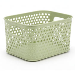 סלסלה מתכת L-סלסלה-BEN AMI-ירוק זית בהיר-סופר הום