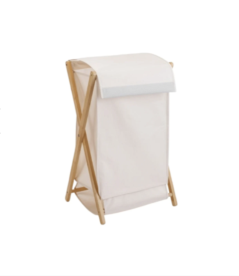 סל כביסה מתקפל - בד ובמבוק-סל כביסה במבוק-סקטור אפיקים-סופר הום