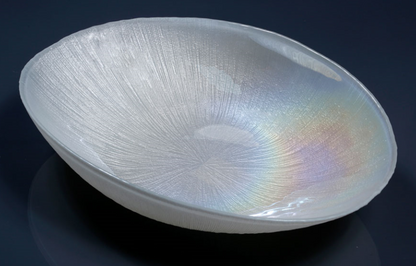 קערה זכוכית אובלית MARTINEZ PEARL-קערות זכוכית-GOLYAN-סופר הום