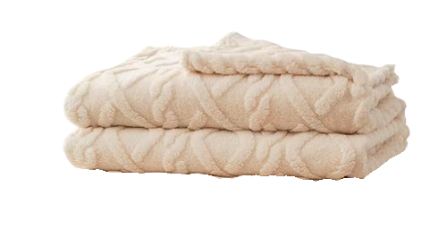 שמיכה זוגית במרקם שאגי מובלט - מגוון צבעים-שמיכת חורף-EMILY-תכלת-סופר הום