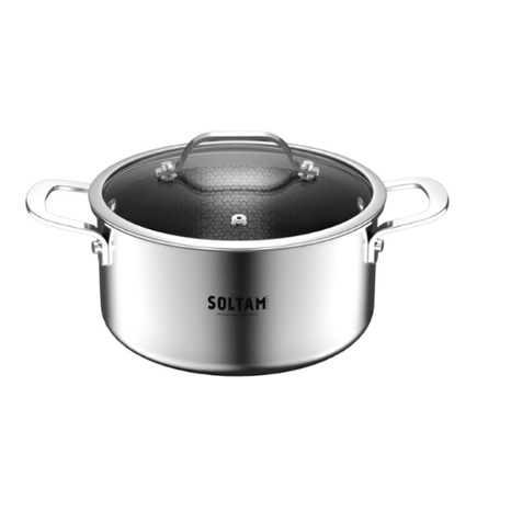 סיר סדרת Matrix 3 PLY - מגוון מידות-סירי נירוסטה-Soltam סולתם-2.5 ליטר-סופר הום