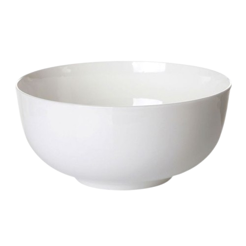 קערת הגשה לבנה בעיצוב קלאסי - 15 ס"מ-צלחת עמוקה-Naaman נעמן-סופר הום