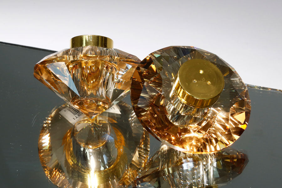 זוג מלחיות קריסטל AMBER-מלחייה סגורה-GOLYAN-סופר הום