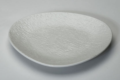 צלחות פורצלן NEW BON CHINA SIMPLE WHITE - מגוון גדלים-צלחת ראשונה-GOLYAN-14X12.5X3.2 ס''מ-סופר הום