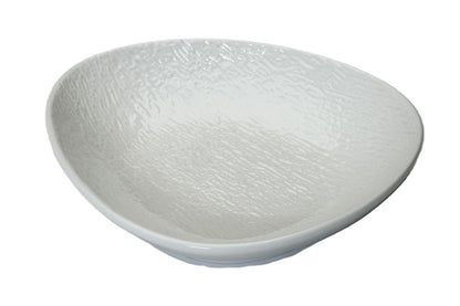 צלחות פורצלן NEW BON CHINA SIMPLE WHITE - מגוון גדלים-צלחת ראשונה-GOLYAN-14X12.5X3.2 ס''מ-סופר הום